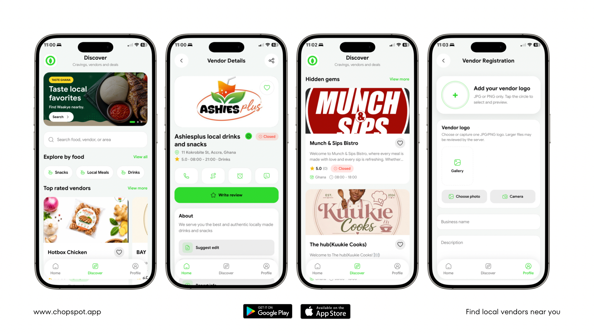 ChopSpot app preview 2