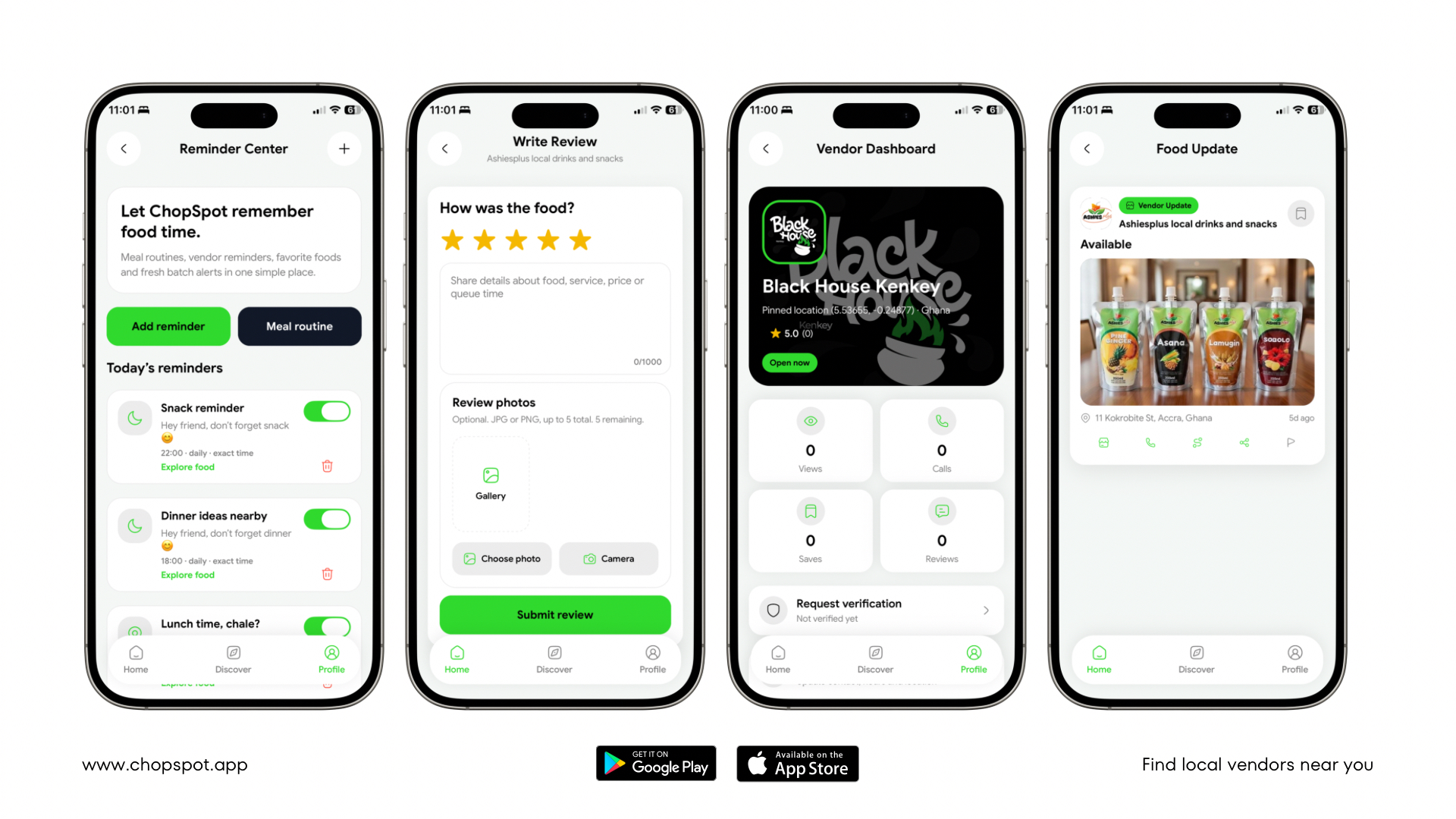 ChopSpot app preview 3